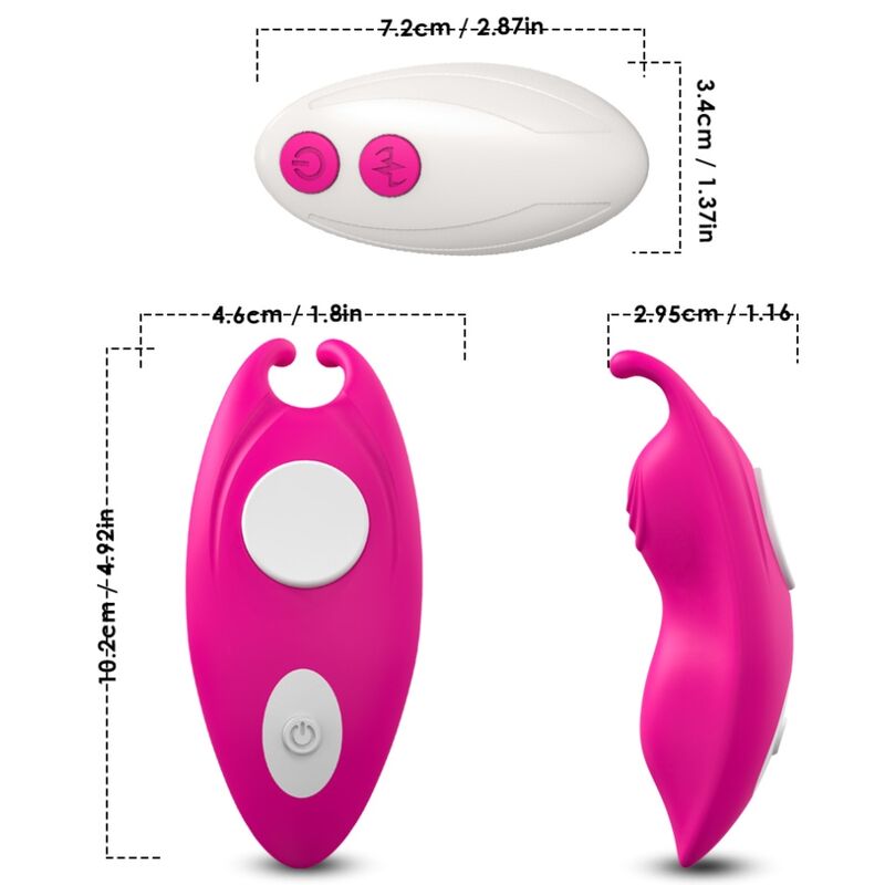 Culotte Vibrante Point G Honeybee - Télécommande 2 Moteurs - Armony