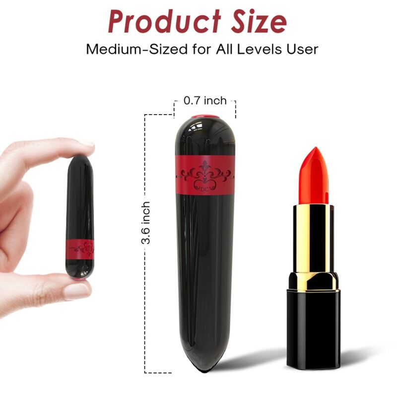 Mini Vibromasseur Bullet Rocket - Télécommande 9 Modes - Armony