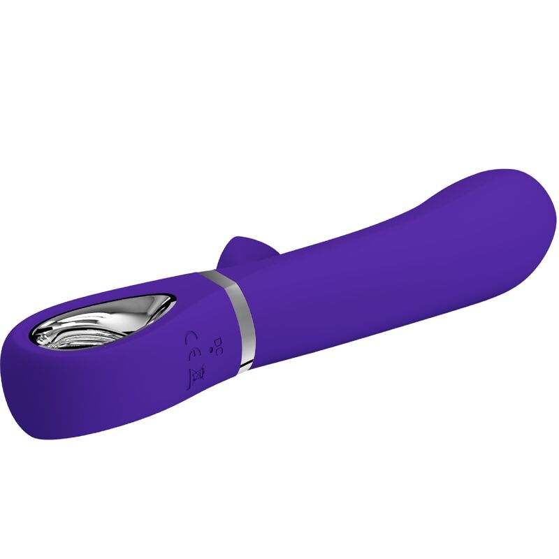 Vibromasseur Rabbit Thomas Point G Incurvé Mémoire - Silicone - Pretty Love