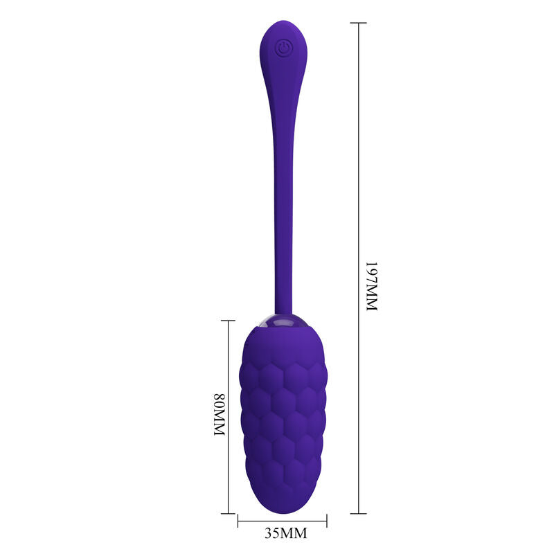 Oeuf Vibrant Texture Marine Relief Silicone - Pretty Love