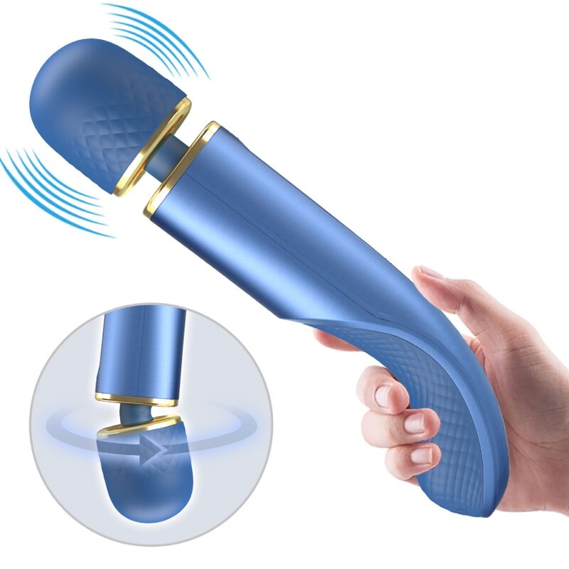 Vibromasseur Wand 7 Vibrations 5 Vitesses Rechargeable - Silicone - Pretty Love