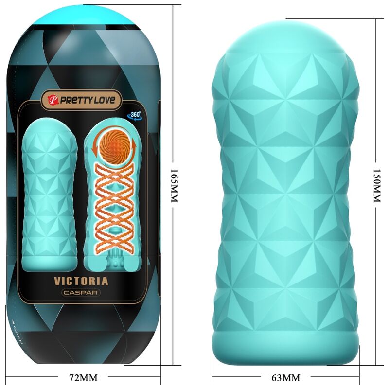 Masturbateur Victoria Cheney Texturé Compact - Pretty Love