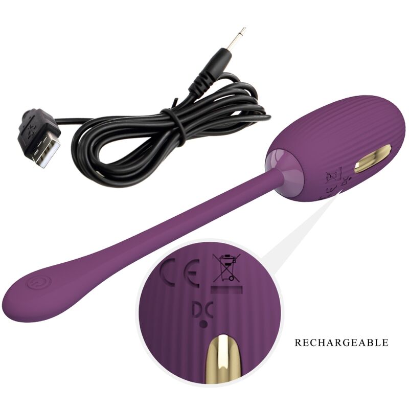 Œuf Vibrant Connecté Doreen Rechargeable Silicone - Pretty Love