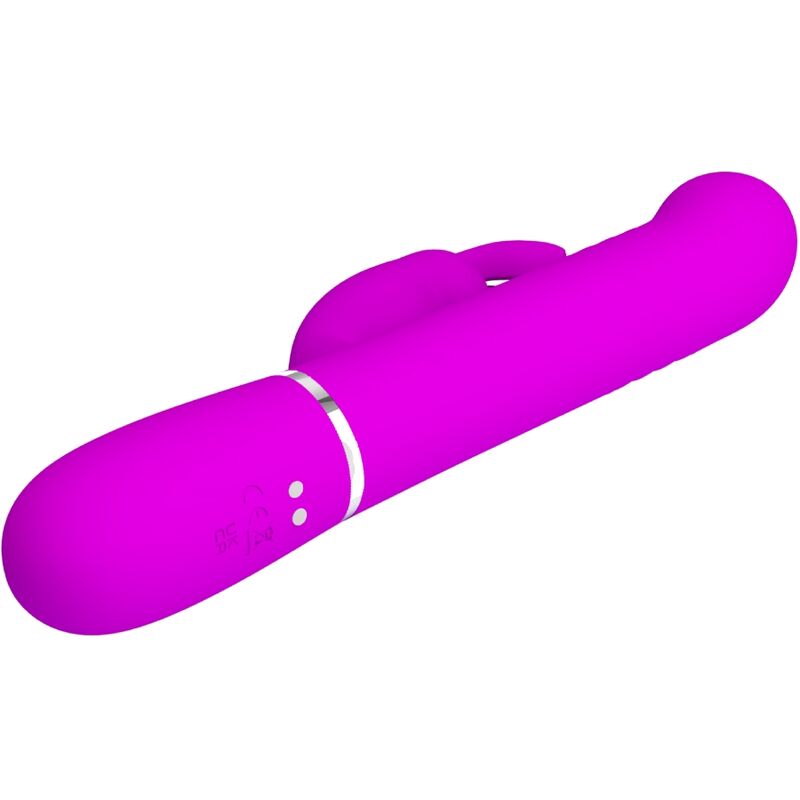 Vibromasseur Rabbit Coale Perles Rotatives Triple Stimulation - Pretty Love