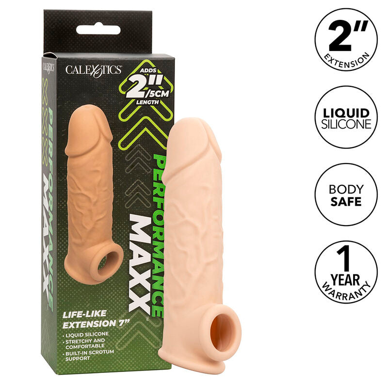 Extension Pénis Performance Maxx Life-Like 18 cm Ultra-Réaliste - CalExotics