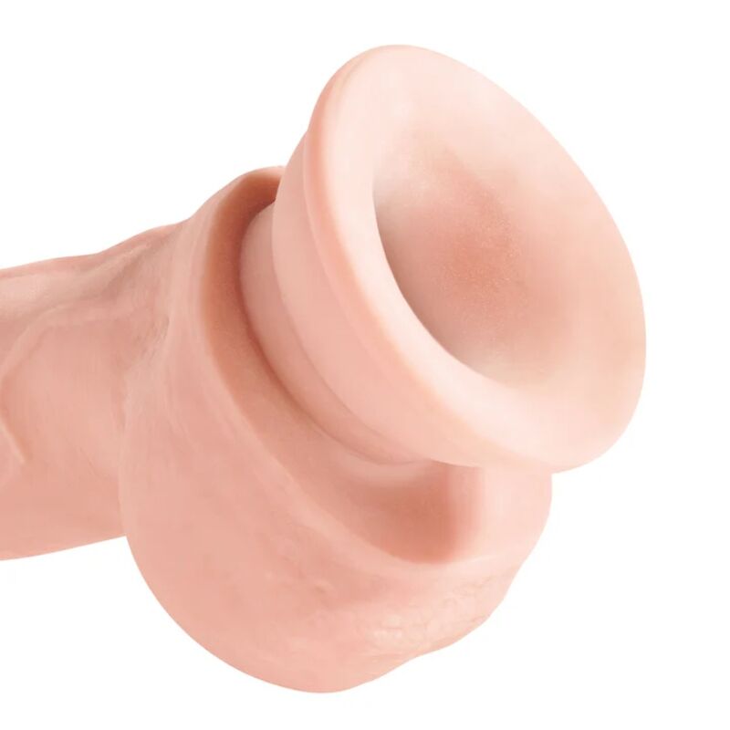 Gode Réaliste Triple Densité Ventouse - King Cock