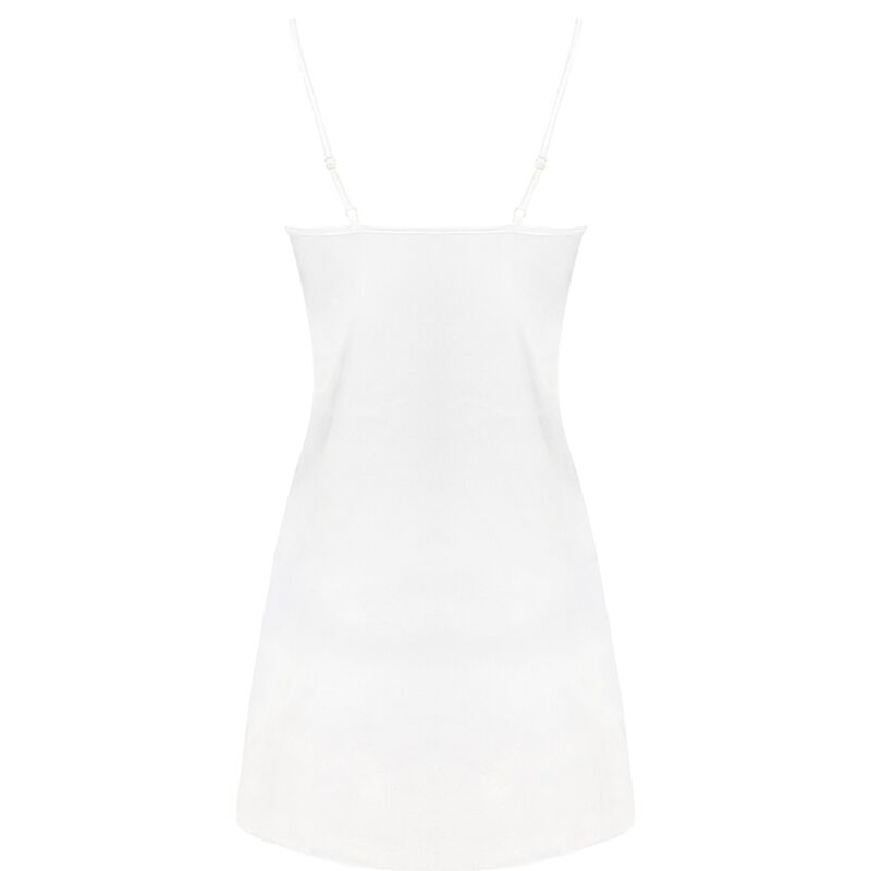 Ensemble Peignoir Nuisette et String Jacqueline Satin Dentelle - Livco Corsetti