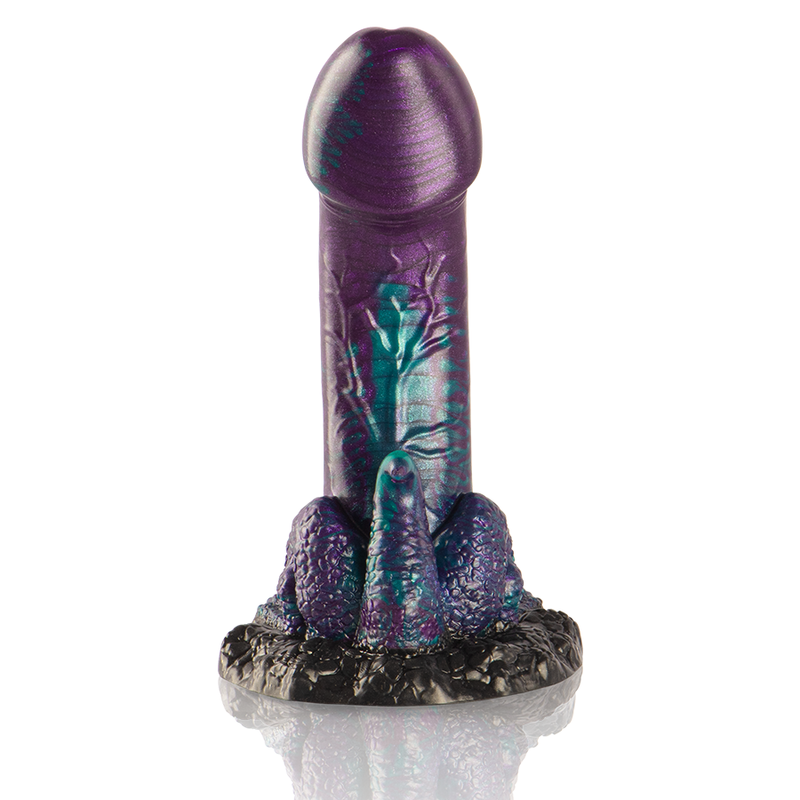 Gode Dragon Basilisk Silicone Écailleux 2 Tailles - Epic Cybersilicock
