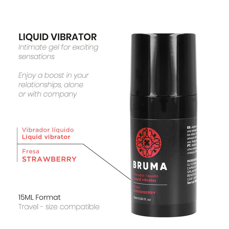 Gel Stimulant Vibrant Liquide Ultra-Glissant 15 ml - Bruma