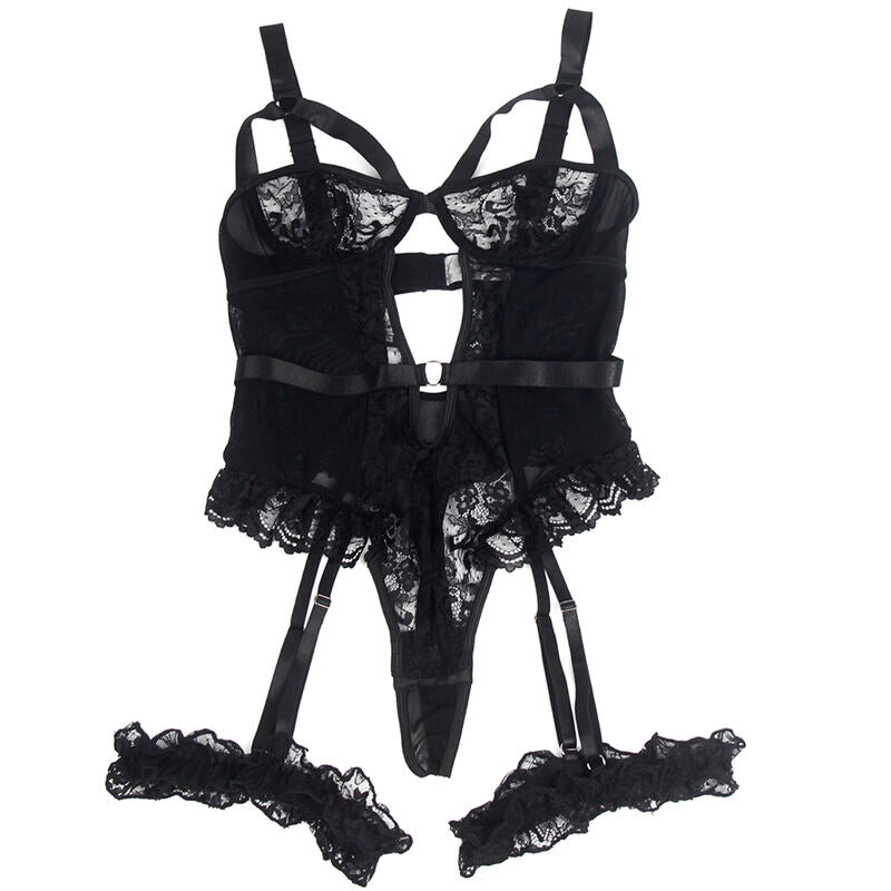 Body Teddy Slim Lace Garter Jarretière Dentelle Nylon - Subblime