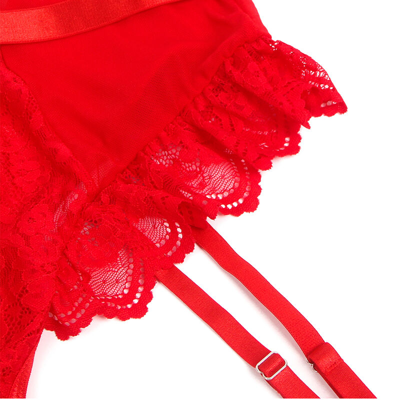 Body Teddy Slim Lace Garter Jarretière Dentelle Nylon - Subblime