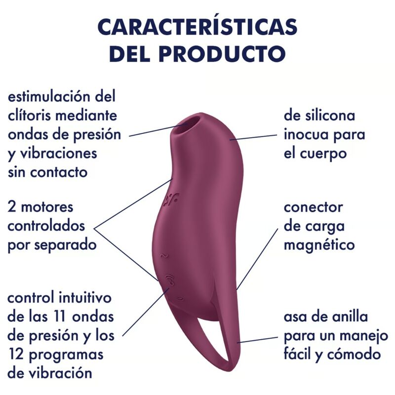 Stimulateur Clitoridien Pocket Pro 1 Air Pulse - Satisfyer