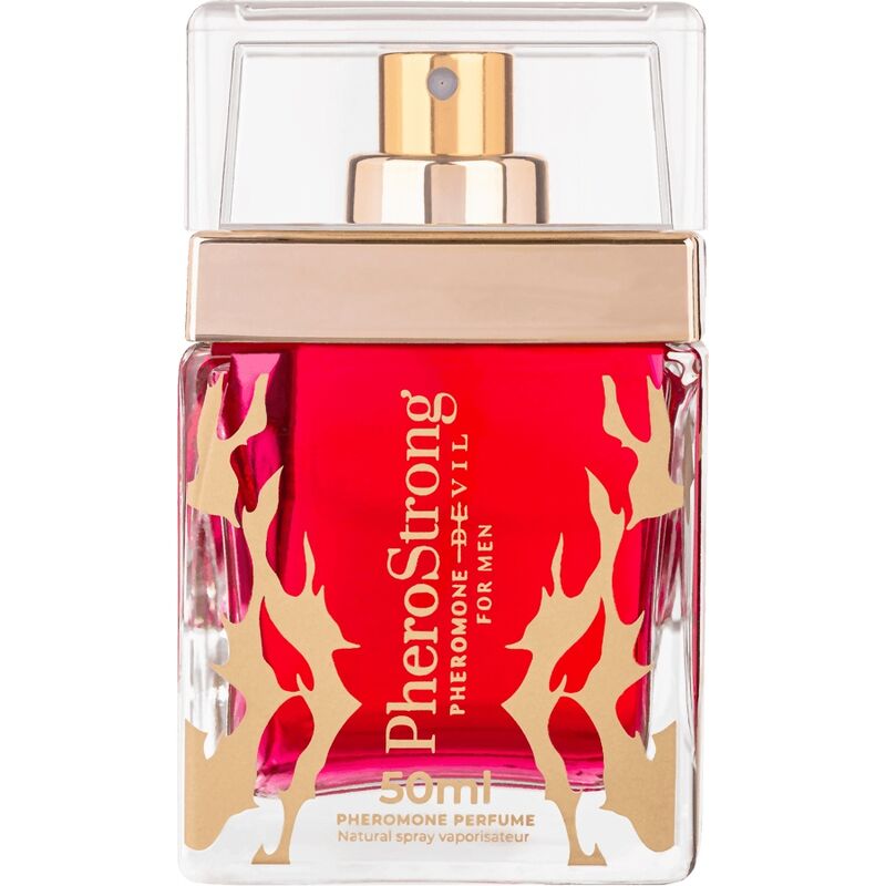 Parfum aux Phéromones Devil pour Homme Notes Boisées - Pherostrong