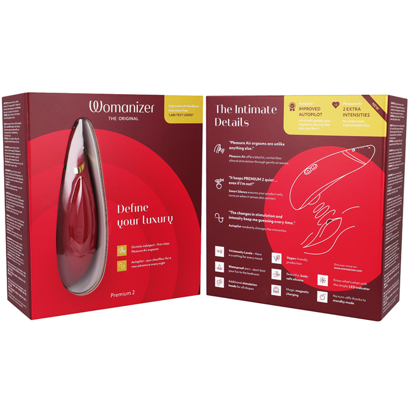 Stimulateur Clitoridien Premium 2 - Technologie Pleasure Air - Womanizer