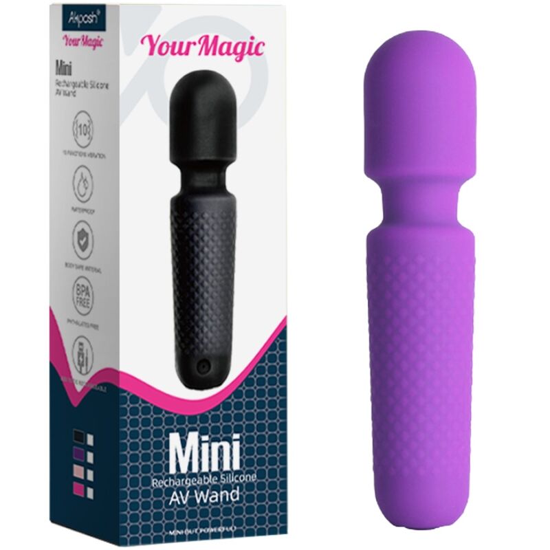 Mini Vibromasseur Wand Your Magic Dots - 10 Modes Texturé - Armony