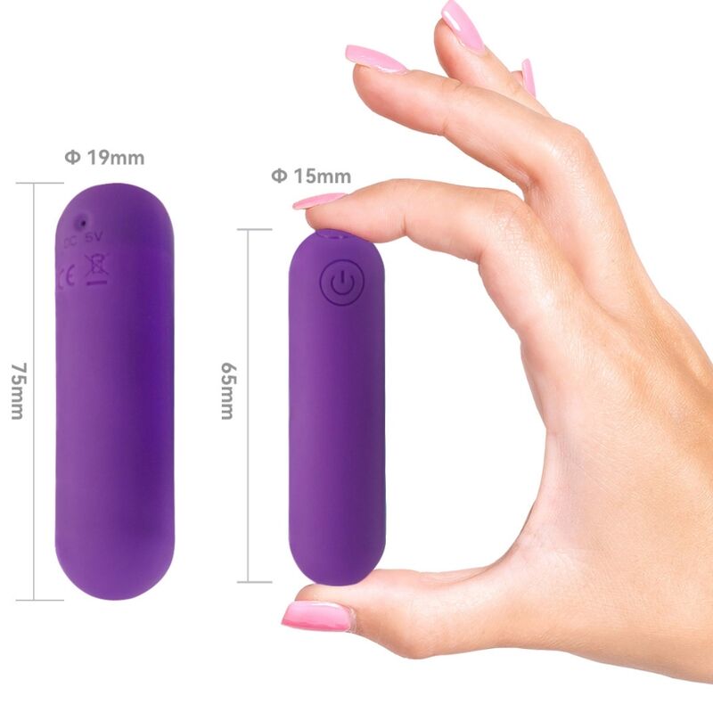 Vibromasseur Bullet Splash Haha - 10 Modes Silicone Étanche - Armony