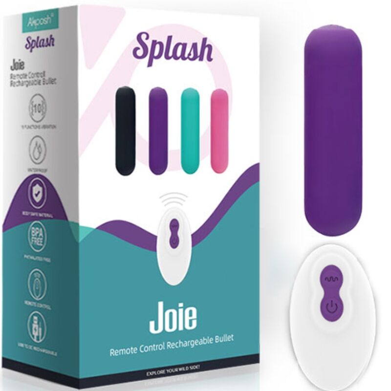 Vibromasseur Bullet Télécommandé Splash Joie - 10 Modes - Armony