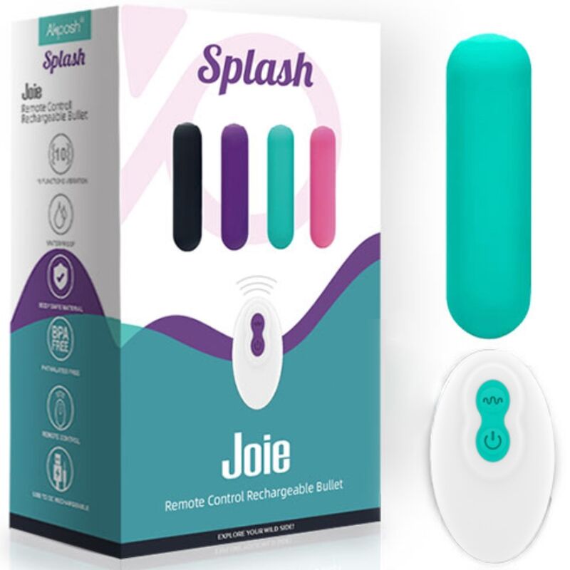 Vibromasseur Bullet Télécommandé Splash Joie - 10 Modes - Armony