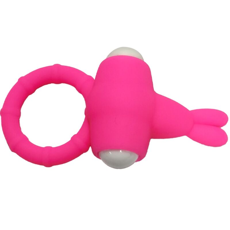Anneau Vibrant Silicone Ms Bunny - Design Lapin Couple - Armony