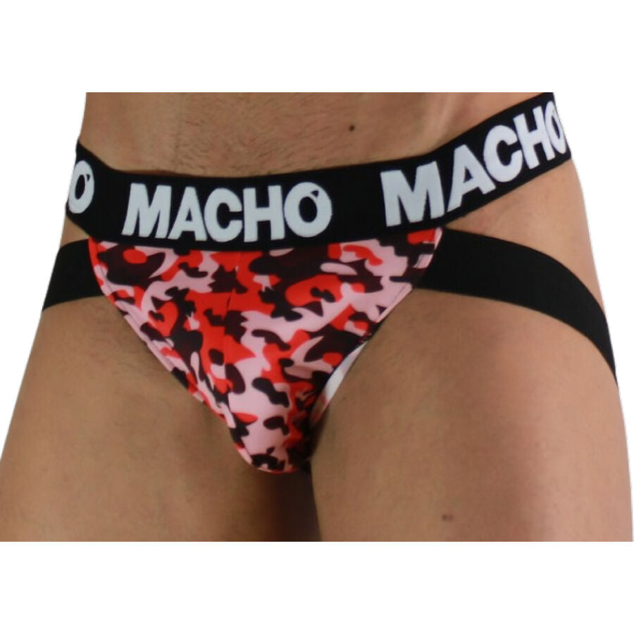 Jockstrap Militaire MX28 Mesh Respirant Vert - Macho Underwear