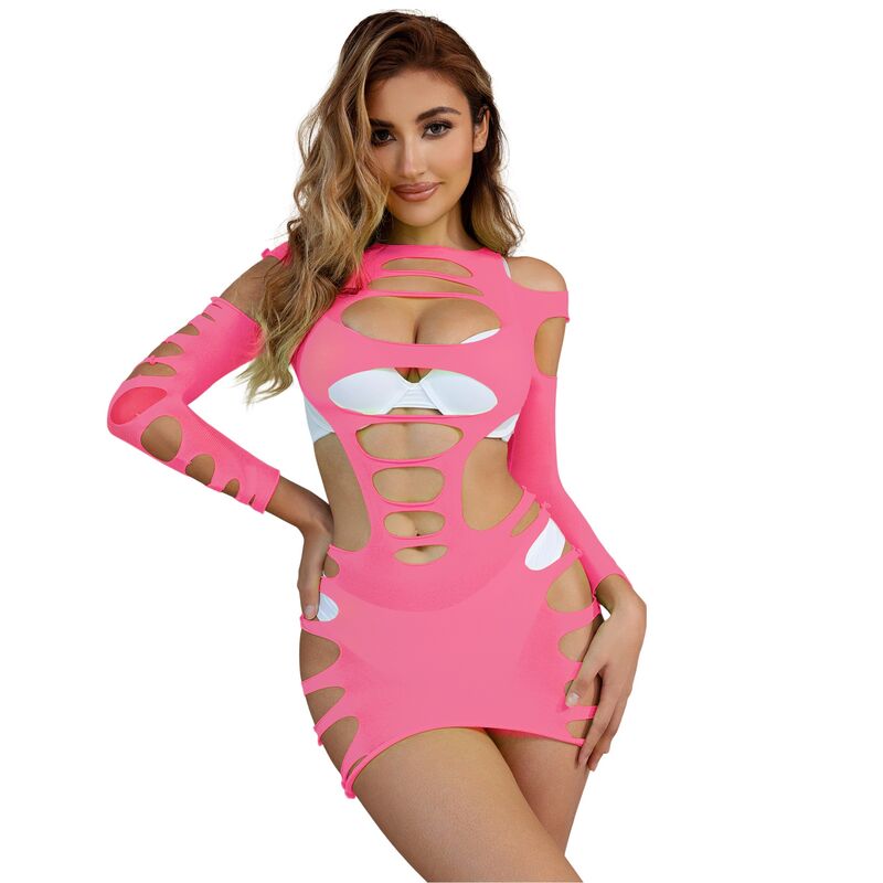 Robe Résille Intégrale Manches Longues Extensible - Subblime