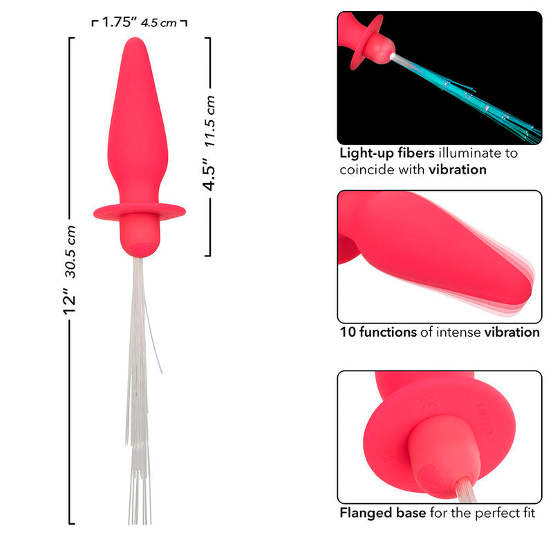 Plug Anal Vibrant Southern Lights - Lumineux 10 Modes - CalExotics