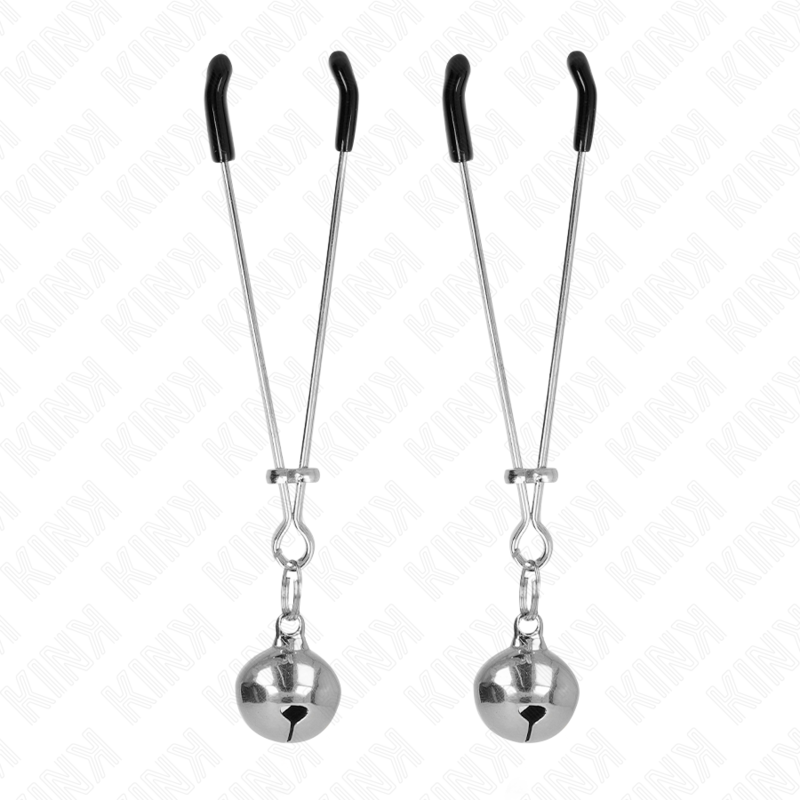 Pinces à Tétons Cloche Mince Embouts Silicone 7 cm - Kink