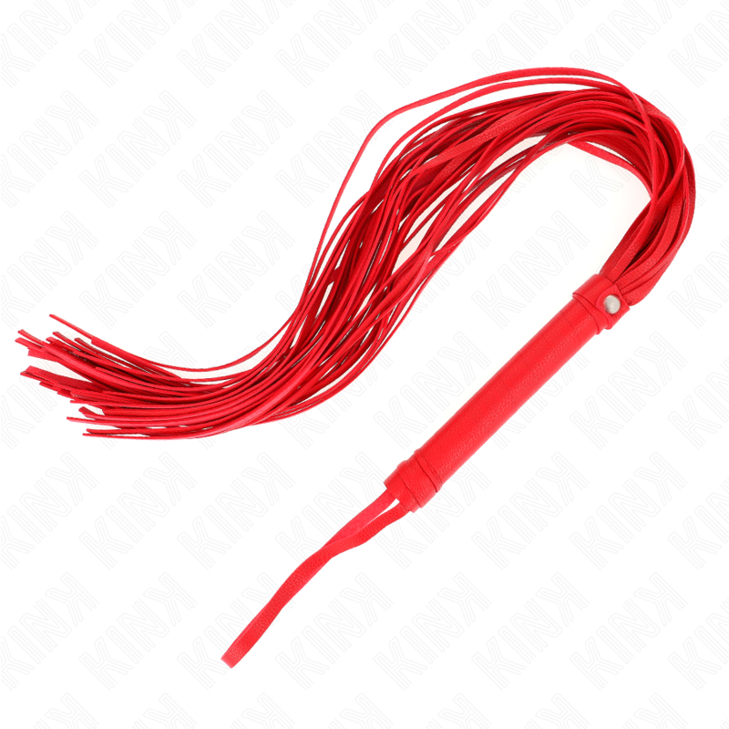 Fouet BDSM PVC Souple 70 cm Poignée Ergonomique - Kink