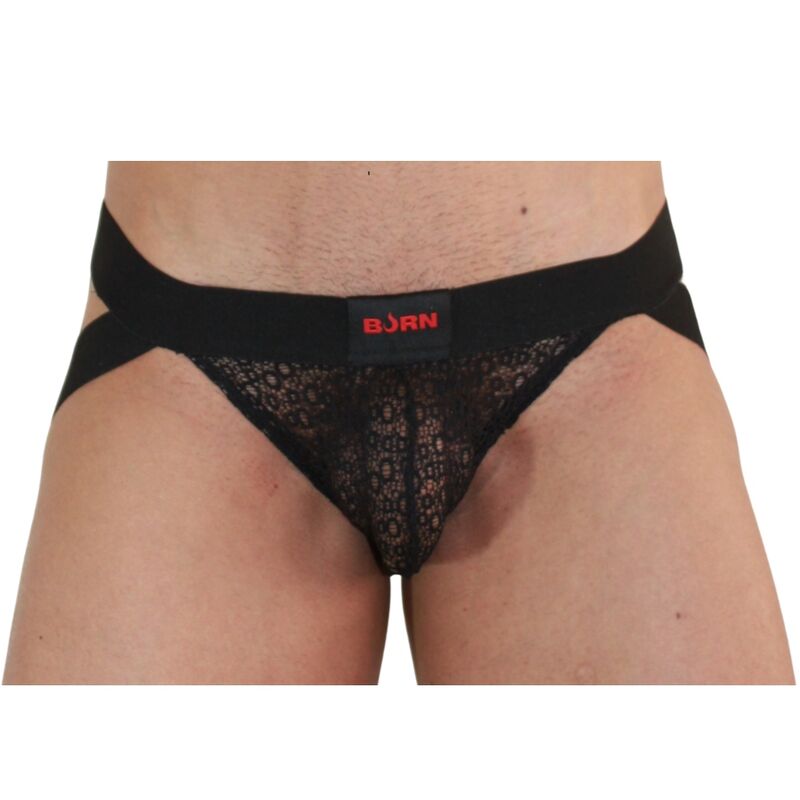 Jockstrap Brillant Échancré Effet Wet Look - Burn