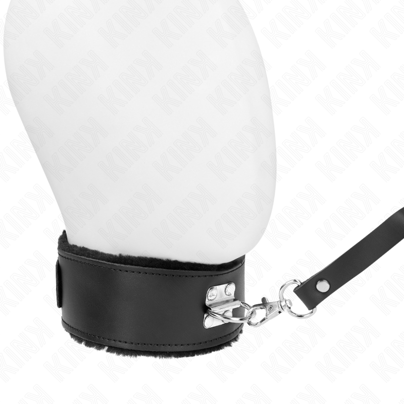 Collier BDSM et Laisse en Cuir Ajustables 40-48 cm - Kink