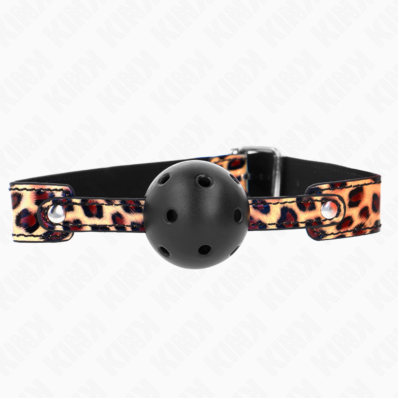Bâillon avec Boule Respirant 4,5 cm Sangle Ajustable - Kink