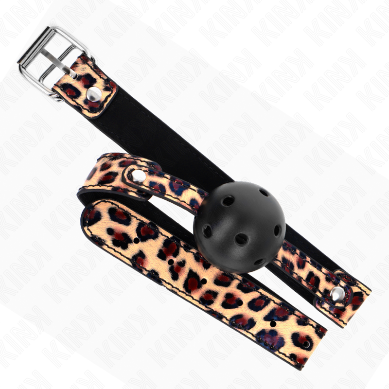 Bâillon avec Boule Respirant 4,5 cm Sangle Ajustable - Kink