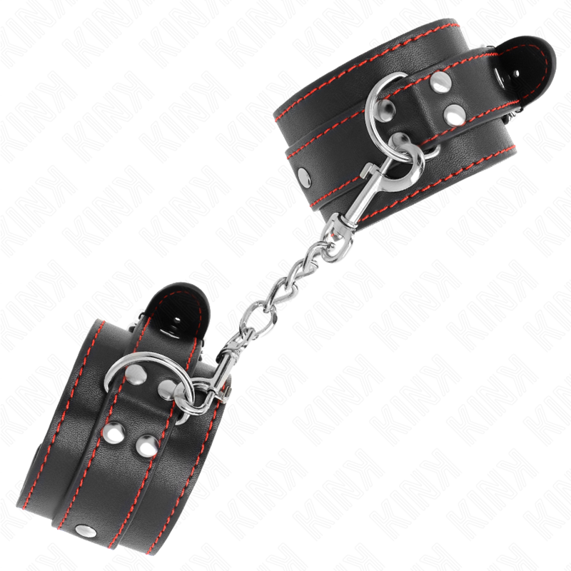 Menottes BDSM Doublure Rembourrées Réglables 20-28 cm - Kink