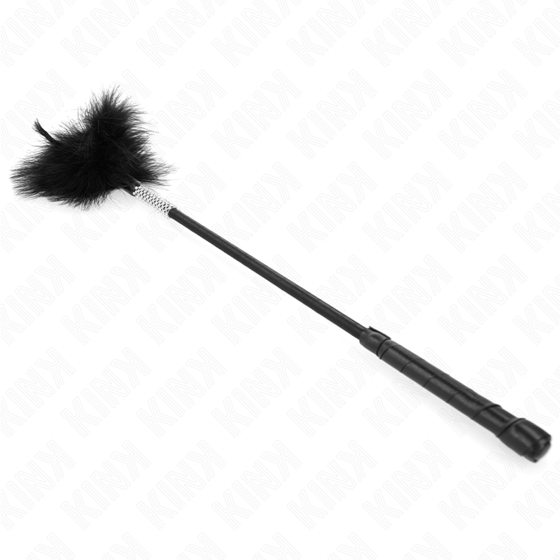 Plumeau Érotique Manche Strass Plumes Douces - Kink