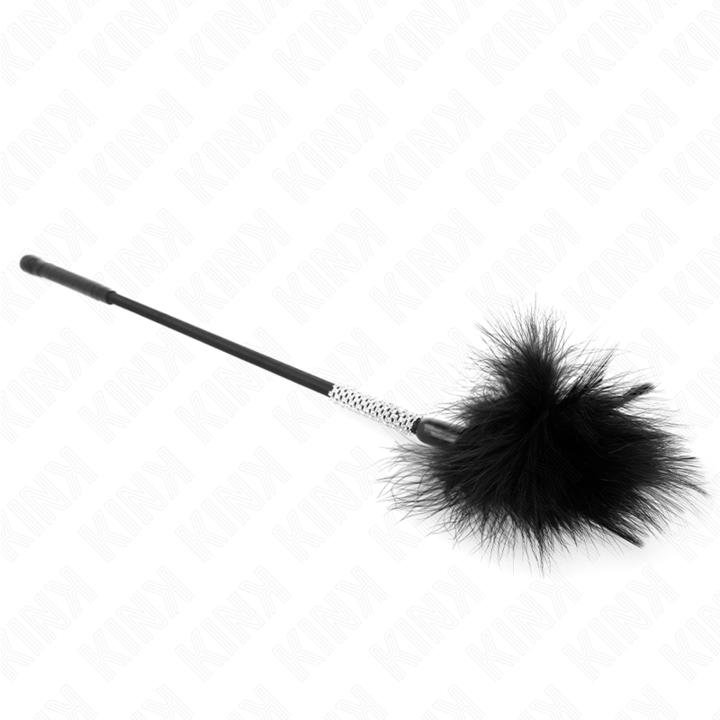 Plumeau Érotique Manche Strass Plumes Douces - Kink
