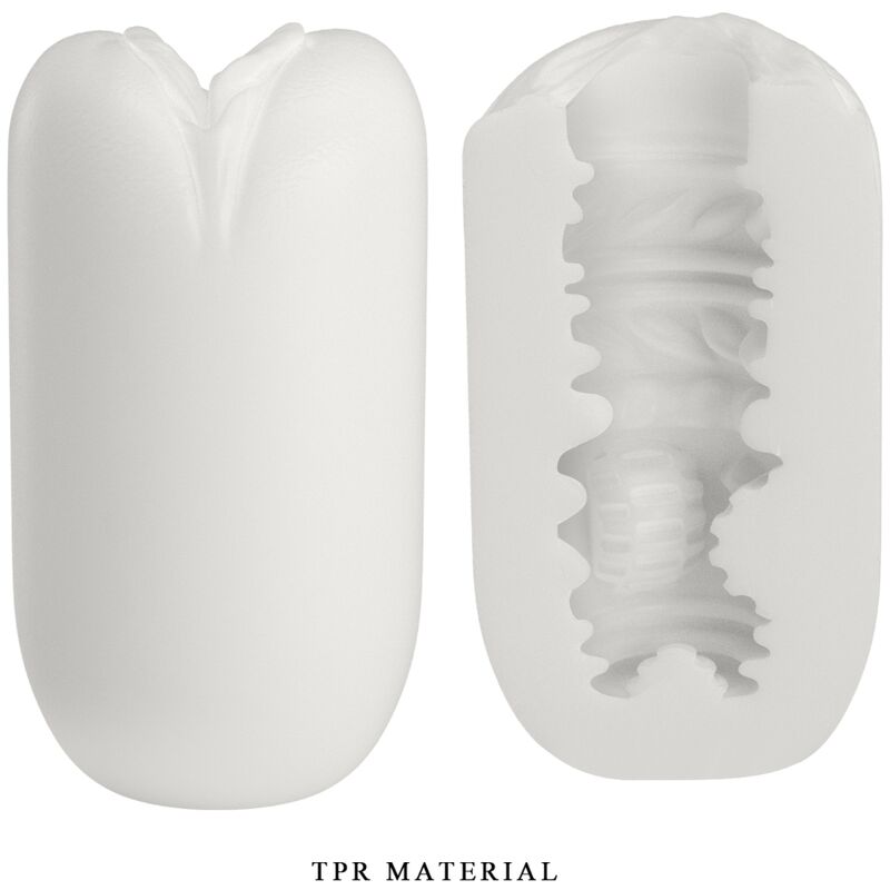 Masturbateur Oeuf Masha texturé Super Extensible - TPR - Pretty Love