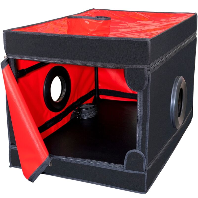 Cabine BDSM La Niche Système Holedome LED Menottes Entraves - Secret Dome