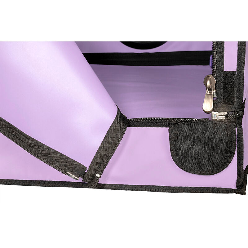 Cabine BDSM La Niche Système Holedome LED Menottes Entraves - Secret Dome
