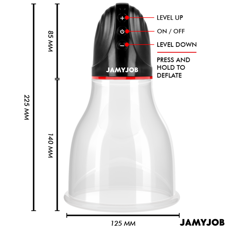 Pompe à Testicules Automatique Xpand Lite 3 Niveaux d'Aspiration - Jamyjob