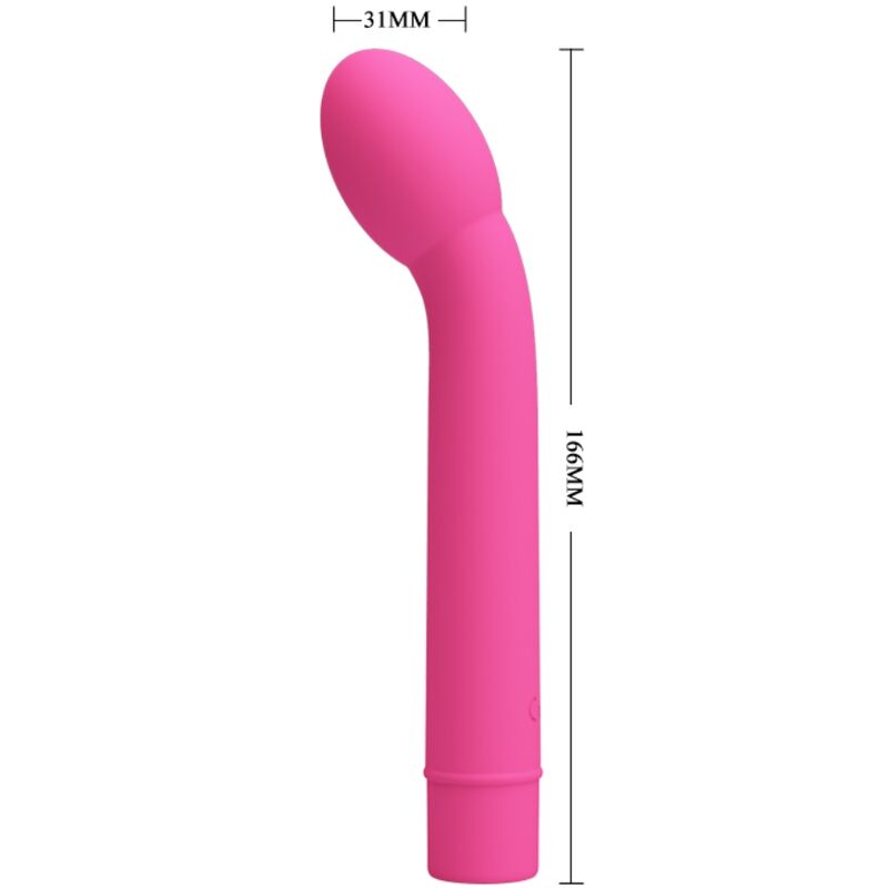 Vibromasseur Point G Logan 10 Vibrations Pointe Bulbeuse - Silicone - Pretty Love