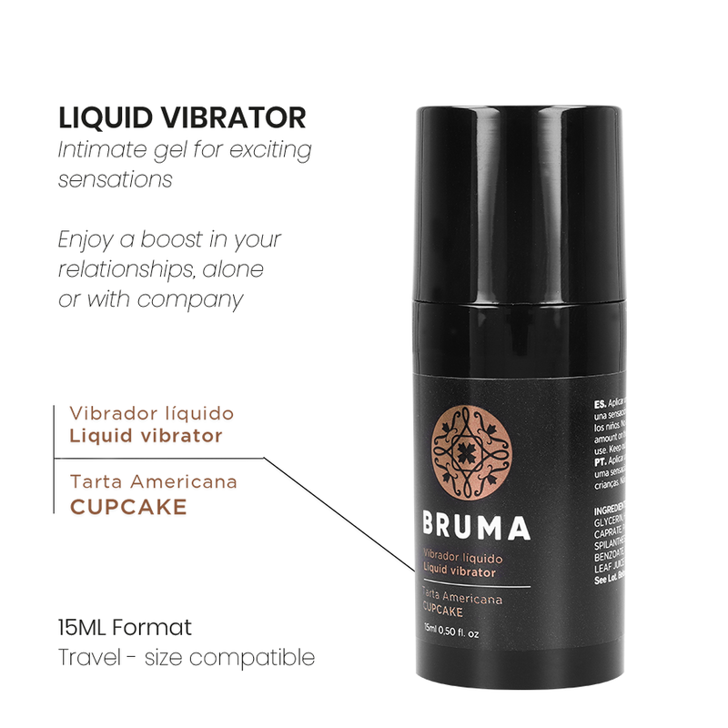 Gel Stimulant Vibrant Liquide Ultra-Glissant 15 ml - Bruma