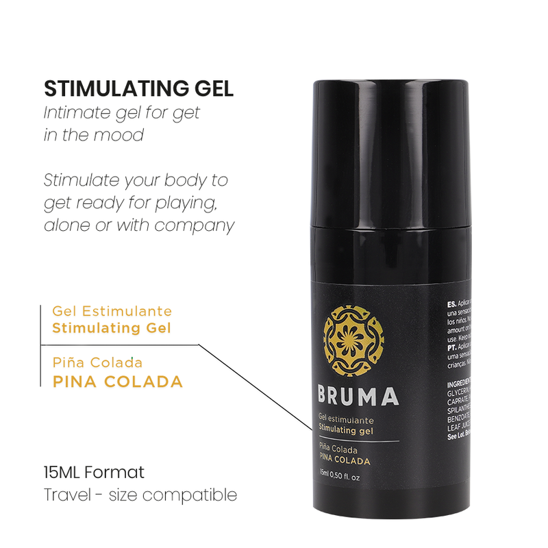 Baume Intensifiant Onagra 5 Saveurs Stimulant Glissant 15 ml - Bruma