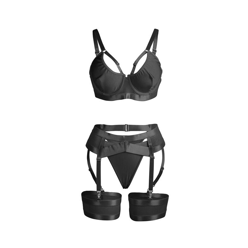 Ensemble Lingerie Bondage Soutien-Gorge et Porte-Jarretelles - Subblime