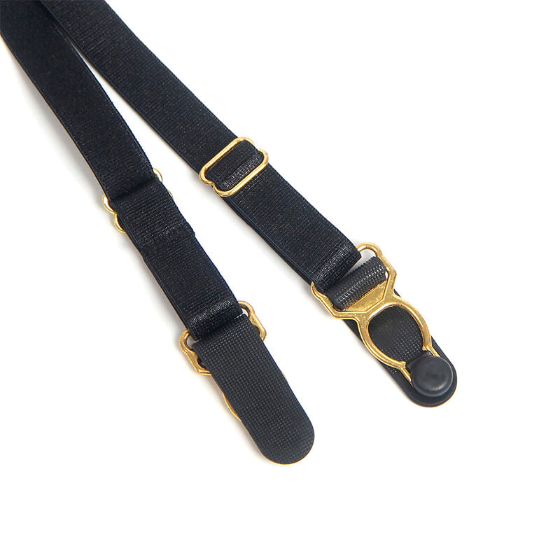 Body Lingerie Fermeture Éclair Cuir Noir - Subblime