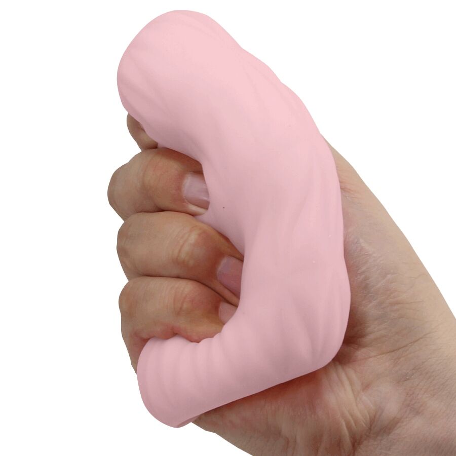 Masturbateur Oeuf Modèle 2 Gaine Nervurée Extensible - Pretty Love