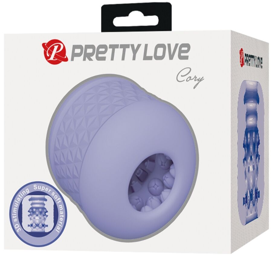 Masturbateur Homme Cory Réversible Double Entrée Texturé - Pretty Love