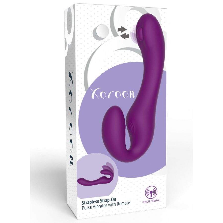 Gode Ceinture Strapless Vibrant 2-en-1 Télécommande 3 Moteurs - Xocoon