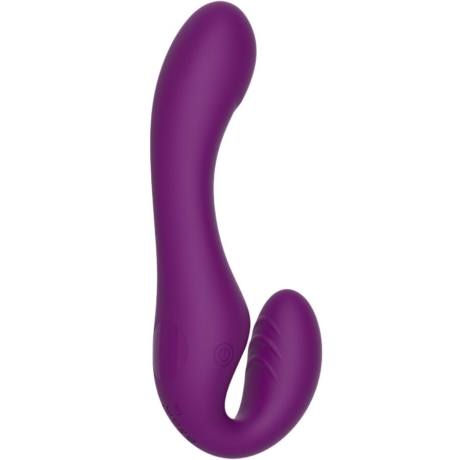 Gode Ceinture Strapless Vibrant 2-en-1 Télécommande 3 Moteurs - Xocoon