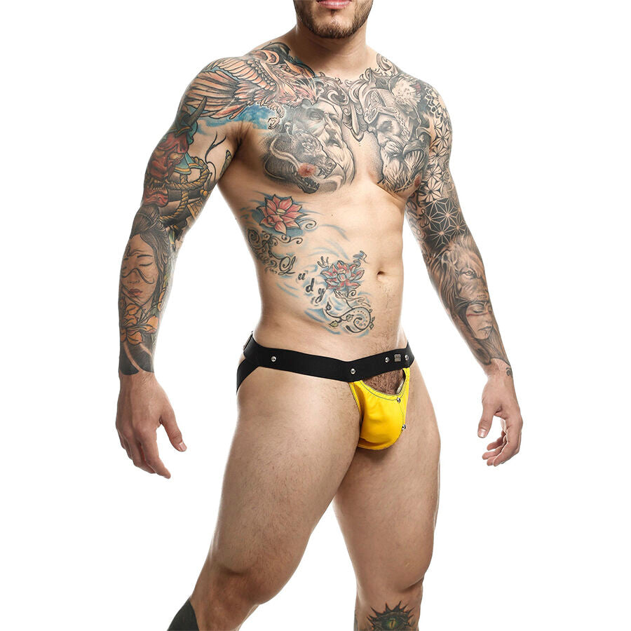 Jockstrap Sportsman Dngeon Similicuir Anneau Torique - Mob