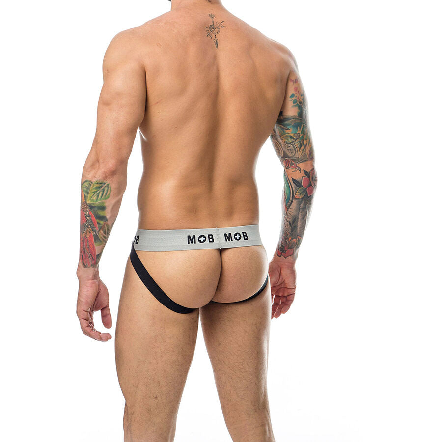 Jockstrap Classique Rayures Latérales Coton Stretch - Mob
